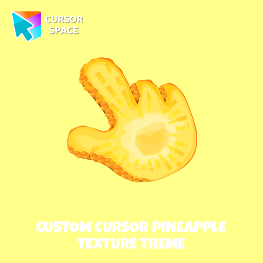 Custom Cursor Pineapple Texture Theme